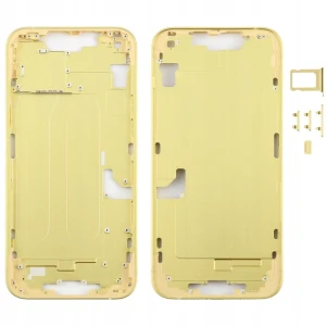 KORPUS OBUDOWA Middle Frame Przyciski Ramka Do Apple iPhone 14 Yellow Żółty