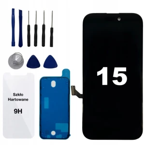 EKRAN WYŚWIETLACZ Dotyk do Apple iPhone 15 Oryginalny Komplet OLED