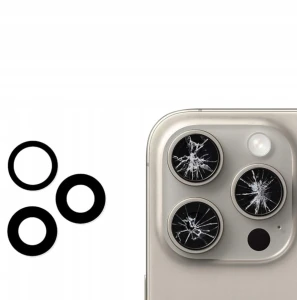 OCZKO SZKIEŁKO Aparat Obiektyw Szkiełka Oczka Aparatu Tył Dla iPhone 15 Pro