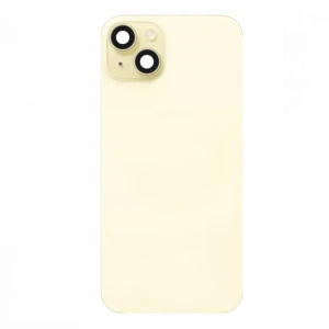 PANEL TYLNY Szkło Ramka Apple do iPhone 15 Yellow Żółty Magnesy MagSafe