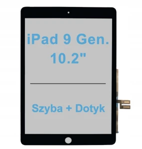 SZYBA DOTYK Szybka Z Dotykiem do Apple iPad 9 Gen 10,2" TESA Black