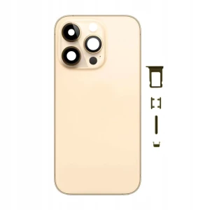 OBUDOWA KORPUS Tył Ramka Obudowy Do Apple iPhone 14 Pro Max Gold Złoty KPL.