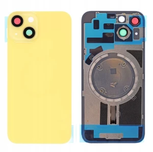 TYLNY Panel Szkło Mocowania do Apple iPhone 14 Plus Yellow+Magnesy MagSafe