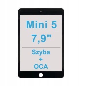 SZYBA + OCA do wyświetlacza LCD Do Apple iPad mini 5 7,9" Szybka Black