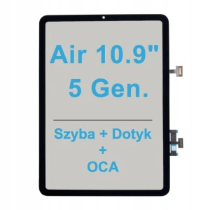 SZYBA + OCA do wyświetlacza LCD Do Apple iPad Air 5 10,9 A2588 A2589 A2591