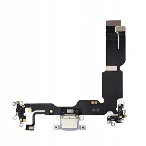 DOCK ZŁĄCZE Taśma Mikrofon Gniazdo USB-C Do Apple iPhone 15 Plus Blue White