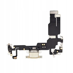 DOCK ZŁĄCZE Taśma Mikrofon Gniazdo USB-C Złącza Do Apple iPhone 15 Yellow