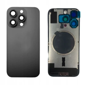 TYLNY PANEL Szkło Tył Ramka do Apple iPhone 16 Pro Max Tytan Czarny Black