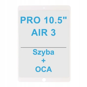 SZYBA + OCA do wyświetlacza LCD Do Apple iPad Air 3 Pro 10,5" Szybka white