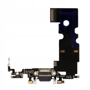 DOCK TAŚMA Złącze Mikrofon Złącza Taśmy Mikrofony Dla Apple iPhone 8 Black
