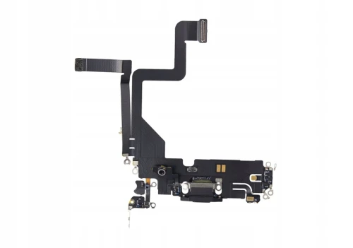 DOCK ZŁĄCZE Taśma Mikrofon Taśmy Dla Apple iPhone 14 Pro Space Black
