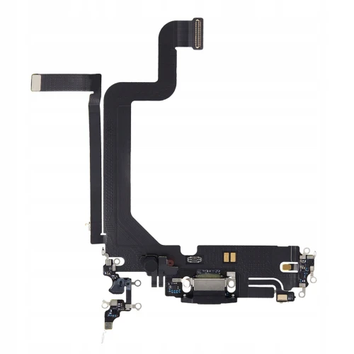 DOCK ZŁĄCZE Taśma Mikrofon Czujnik Dla Apple iPhone 14 Pro Max Space Black