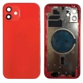 KORPUS OBUDOWA Tylny Tył Plecy Ramka Do Apple iPhone 12 Red Czerwony