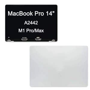 MATRYCA EKRAN Skrzydło Do Apple MacBook Pro 14" A2442 A2279 A2918 Silver