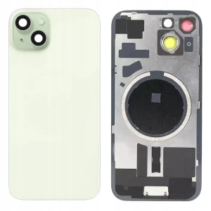 TYLNY PANEL Szkło Ramka do Apple iPhone 15 Green Zielony Magnesy MagSafe