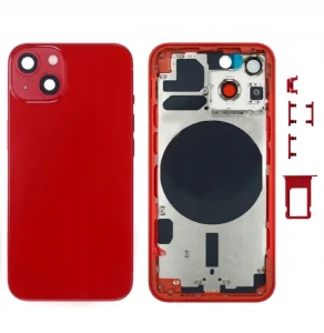 KORPUS RAMKA Obudowa Tył Tylna Tylnia do Apple iPhone 13 Mini Red Czerwony