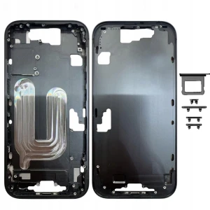 OBUDOWA KORPUS Middle Frame Przyciski Ramka Do Apple iPhone 17 Black Czarny