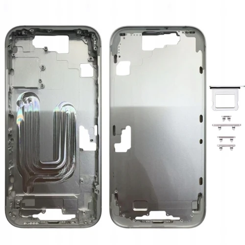 OBUDOWA KORPUS Middle Frame Przyciski Ramka Do Apple iPhone 17 White Biały